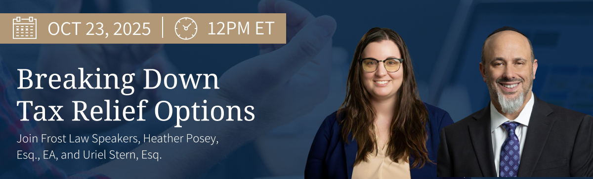 RB - Breaking Down Tax Relief Options RB - Breaking Down Tax Relief Options